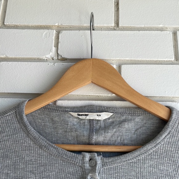 Bluenotes | Gray Button Up Long Sleeve - Picture 2 of 4